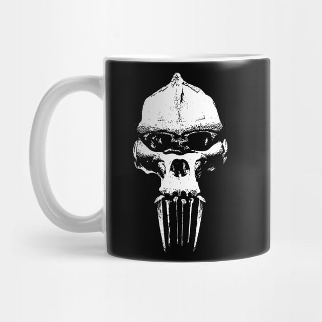 Gorilla Skull by crowjandesigns